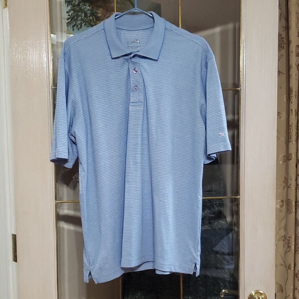 Vintage Arnold Palmer Polo Golf Shirt Mens Size M Blue Short Sleeve